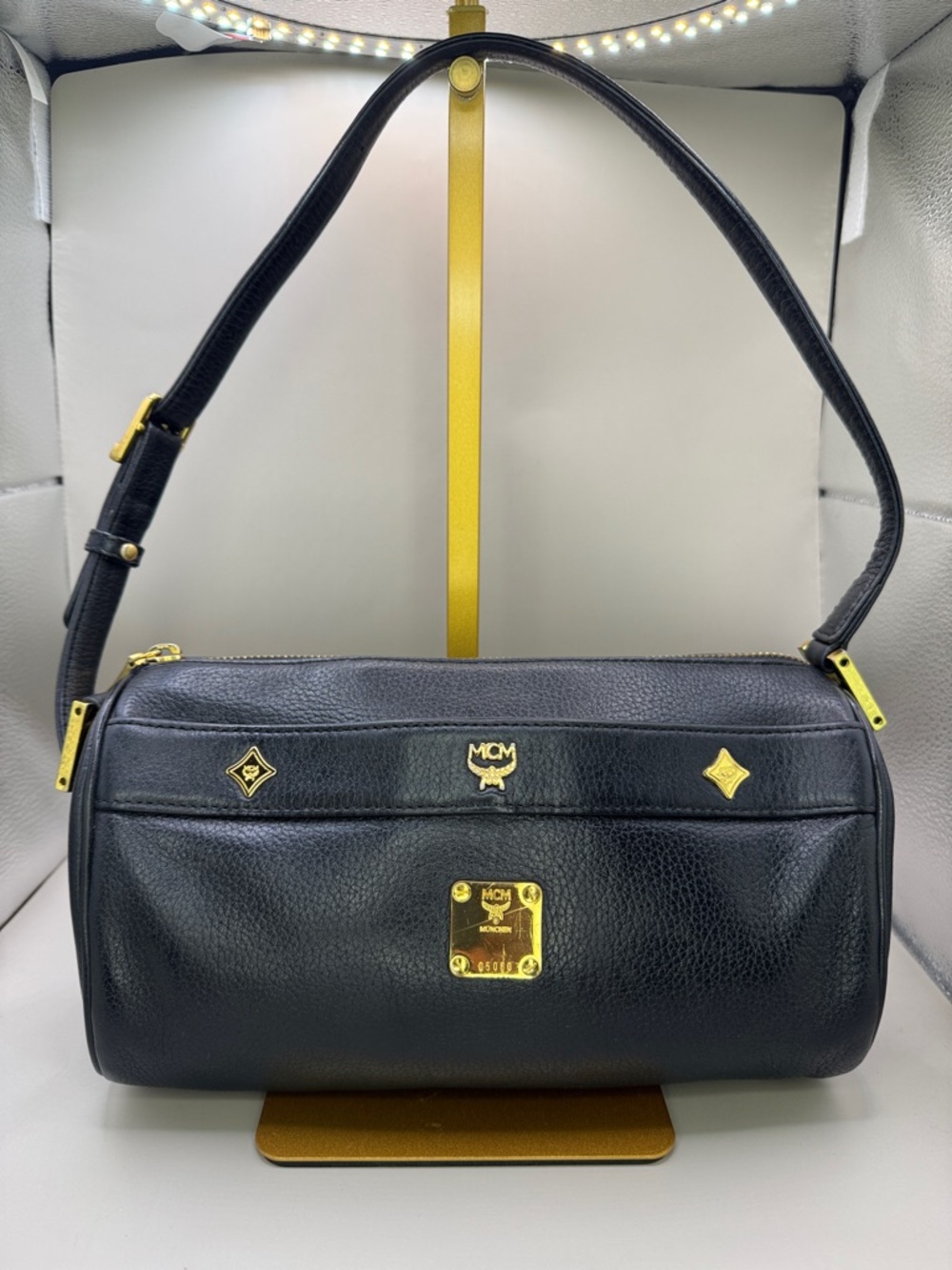 MCM Germany Papillon Barrel shoulder bag